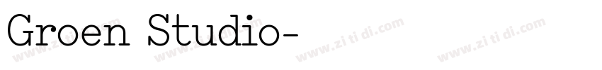 Groen Studio字体转换